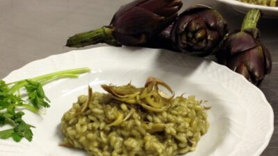 artichoke risotto