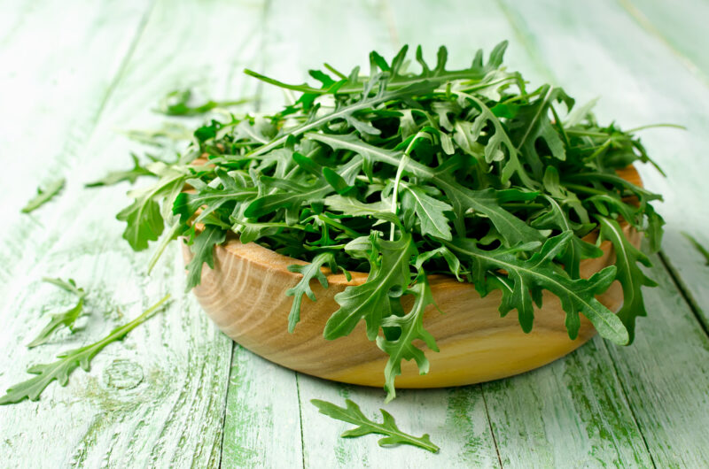 Arugula Salad with Lemon Honey Vinaigrette