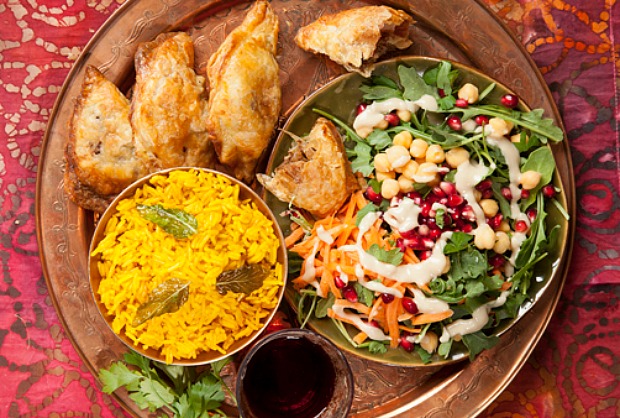 Arugula Salad with Tahini Vinaigrette