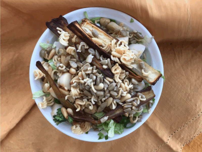 Asian Bok Choi Noodle Salad