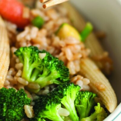 Asian Brown Rice Stir Fry