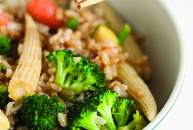 Asian Brown Rice Stir Fry