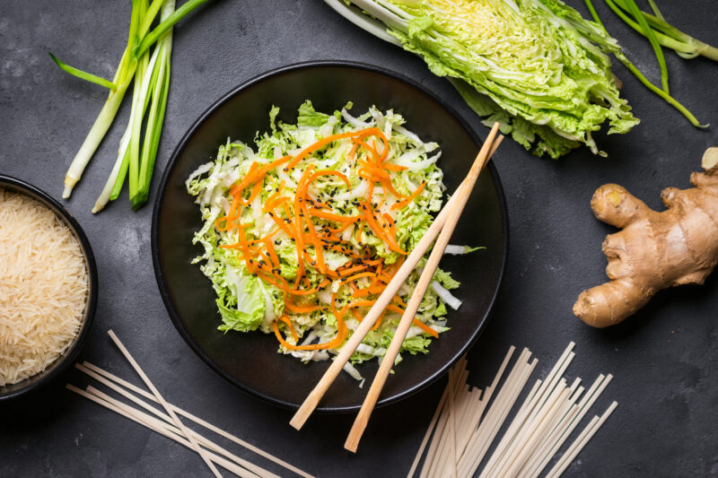 Asian Cabbage Simple slaw