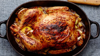 asian lemon soy roast whole chicken