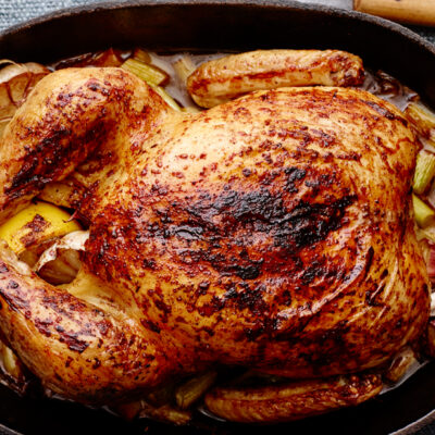 asian lemon soy roast whole chicken