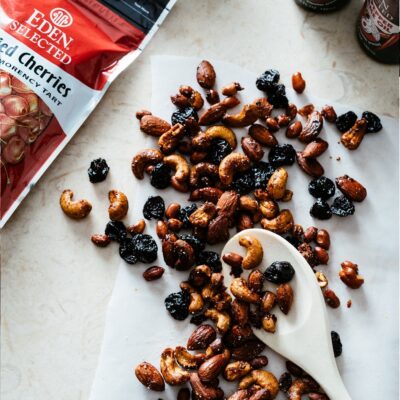 Baked Asian Nut Mix with Montmorency Cherries