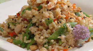 Asian Rice Chicken Salad
