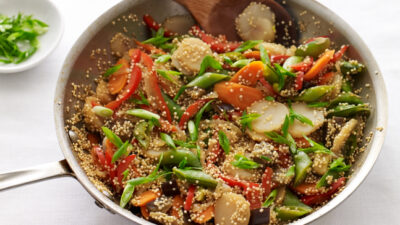 Asian Vegetables with Quinoa