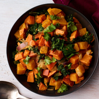 Autumnal Vegetables in Ginger-Coconut Curry