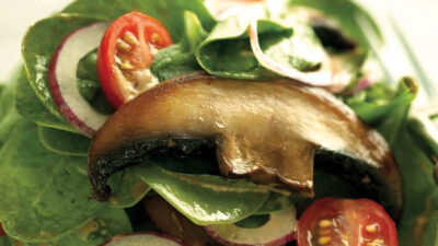baby-spinach-and-portobello-mushroom-salad