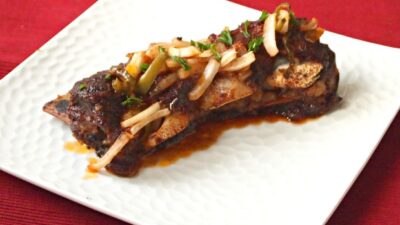 Back Ribs with Vinegar Sauce