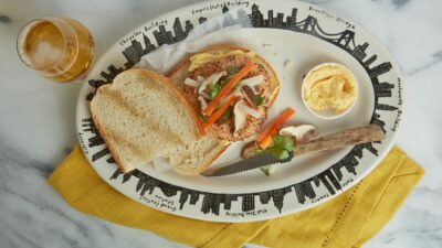bahn mi salmon burger