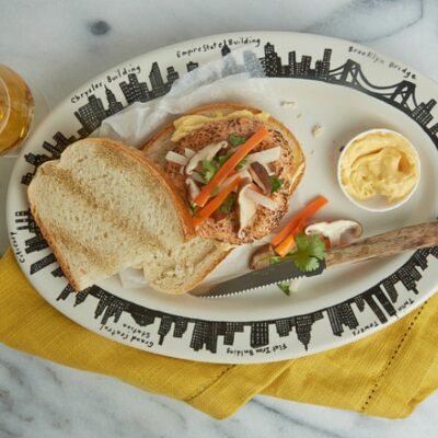 bahn mi salmon burger