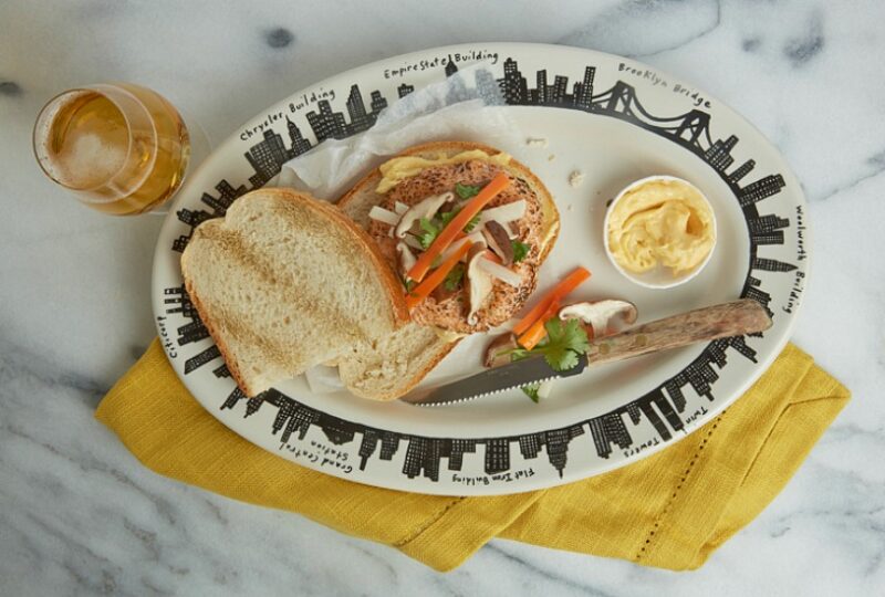 bahn mi salmon burger
