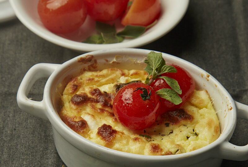 baked goat cheese with sweet tomatoes