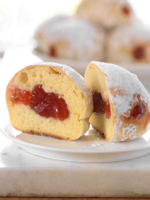 baked jelly doughnuts