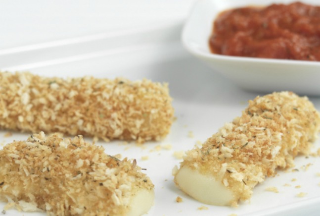 Baked Mozzarella Sticks