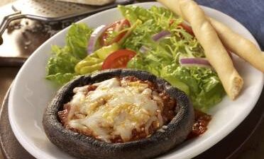 Baked Mushroom Parmesan