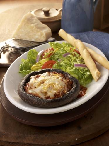 Baked Mushroom Parmesan