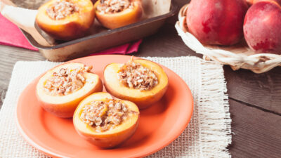 almond peaches
