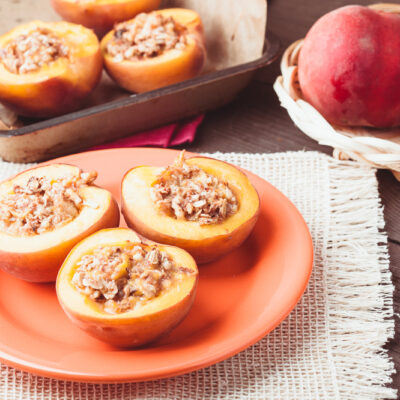 almond peaches