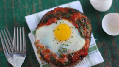 Baked Portobello Shakshuka