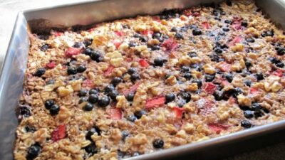 Baked Quinoa and Oatmeal