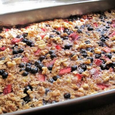 Baked Quinoa and Oatmeal