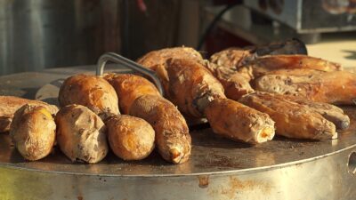 Salt Baked Sweet Potatoes