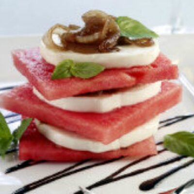Balsamic Caramelized Onion Caprese