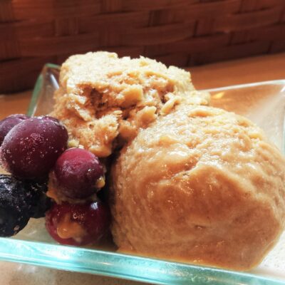Banana Almond Ice Cream