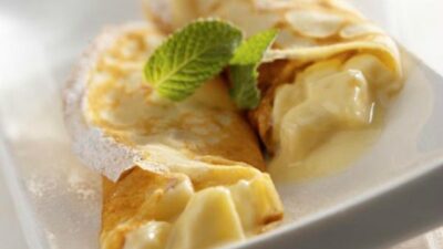 Banana and Yogurt Crepes