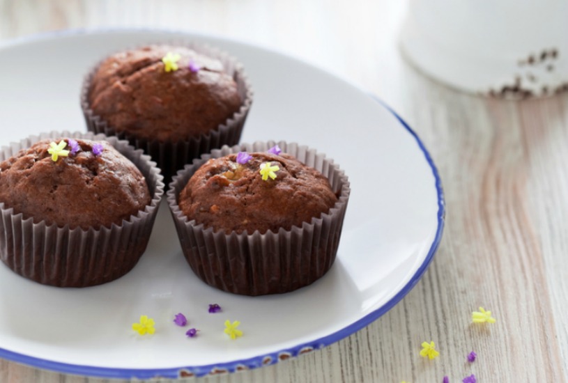 banana chocolate chip muffins