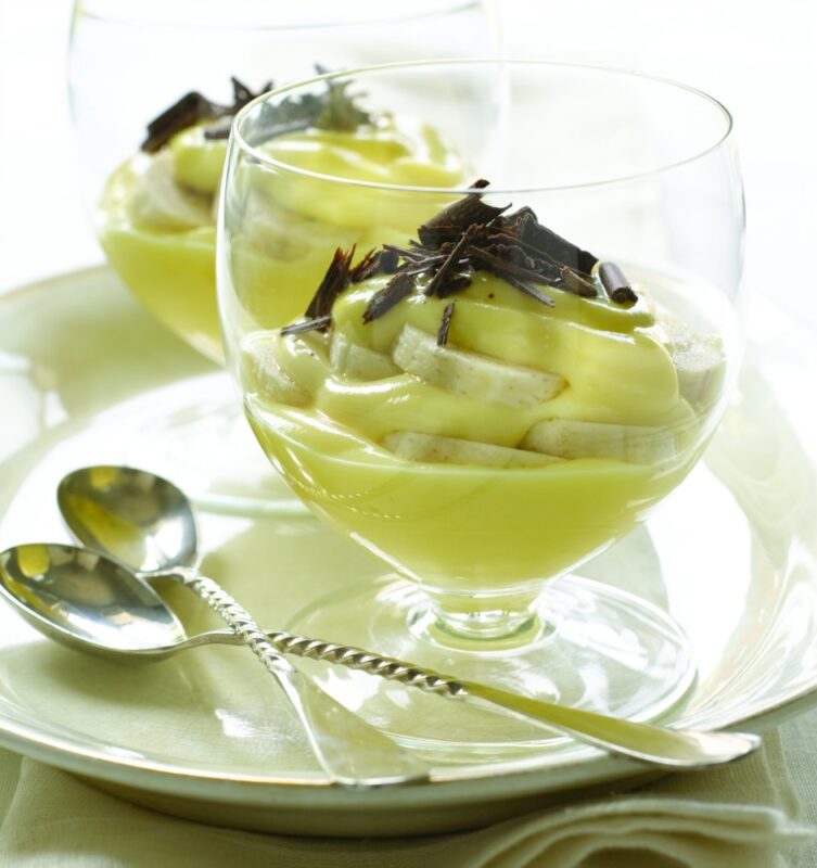 banana chocolate parfait