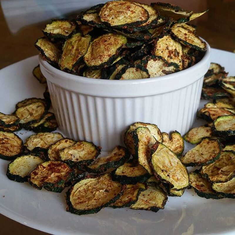 BARBECUE FLAVORED ZUCCHINI CHIPS