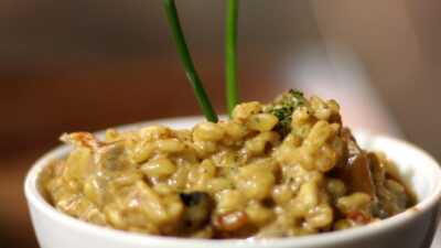Barley Risotto for Spring with Asparagus and Lemon