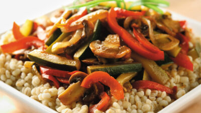 Barley with Caramelized Vegetables