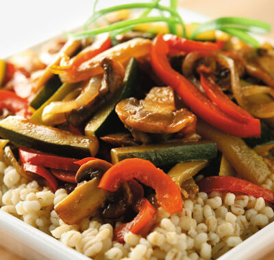 Barley with Caramelized Vegetables