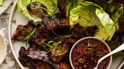 Quick BBQ ribs - Kalbi