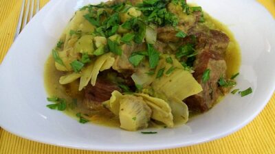 Beef and Fava Bean Stew