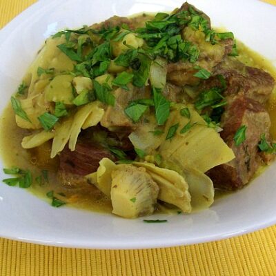 Beef and Fava Bean Stew