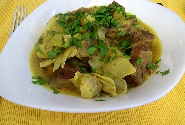 Beef and Fava Bean Stew
