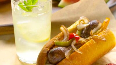 Beef Sausage and Pepper Rolls