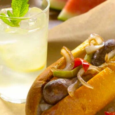 Beef Sausage and Pepper Rolls