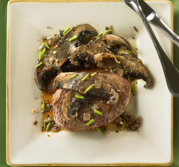 Beef Steak and Portobellos with Marsala Sauce
