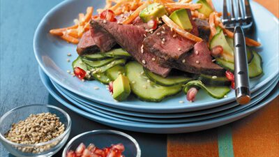 Beef__California_Roll__Salad