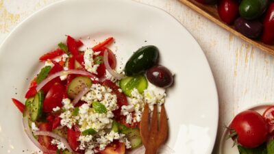 Beefed Up Israeli Salad Pg. 54