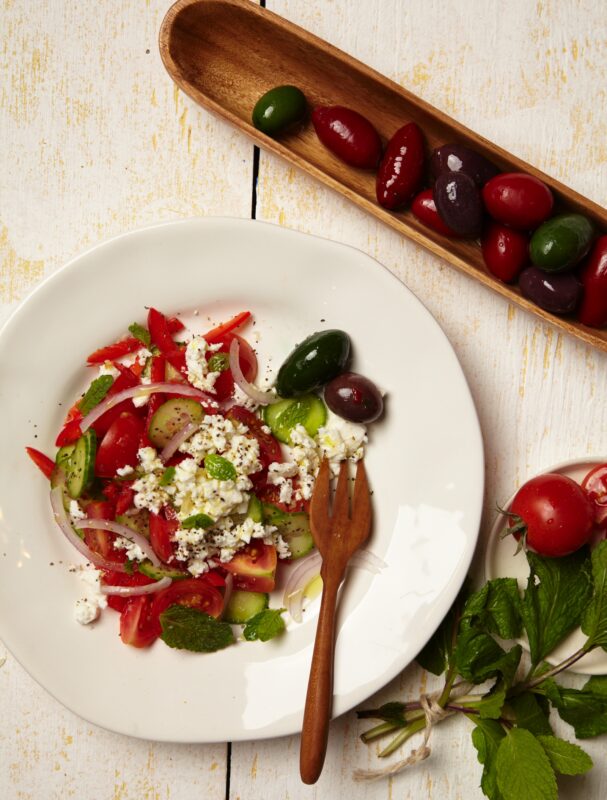 Beefed Up Israeli Salad Pg. 54