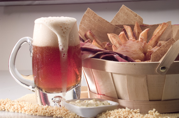Beer-Battered Fish and Chips