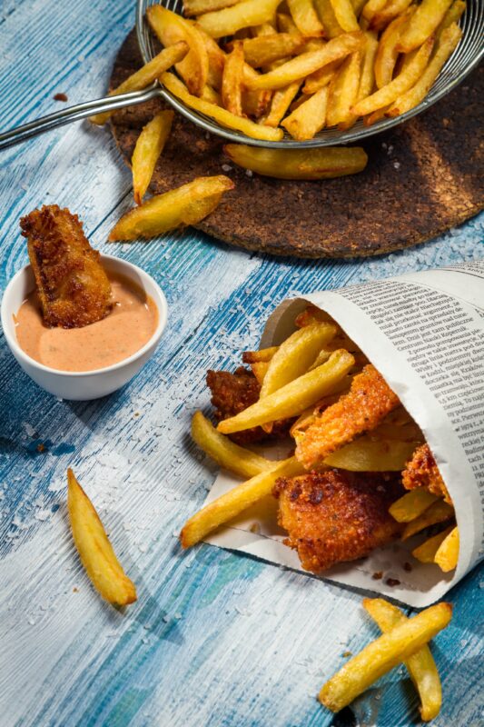 Beer Battered Cod with Panko